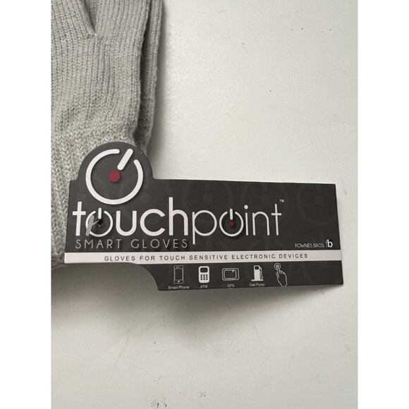 Touchpoint Smart Gloves For Touch Sensitive Devices One Size Gray - Picture 3 of 4